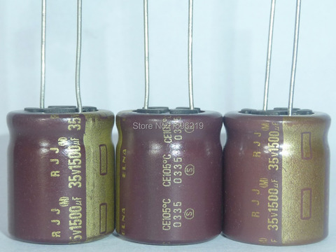 5 uds 1500uF 35V ELNA de Japón RJJ Series 18x20mm baja impedancia alta fiabilidad 35V1500uF condensador para Audio ► Foto 1/3