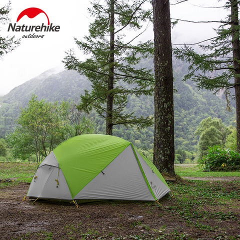 Naturehike-tienda de campaña Mongar para 2 personas, ultraligera, impermeable, de silicona 20D, para senderismo al aire libre ► Foto 1/6