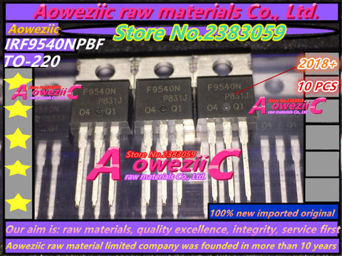 Aoweziic 2022 + 100% nuevo importado original IRF9540NPBF IRF9540N F9540N a-220/IRF9540NSTRLPBF IRF9540NS F9540NS-263 100V 23A ► Foto 1/3