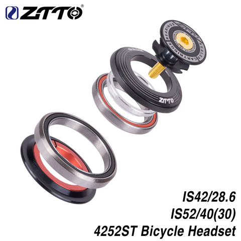 ZTTO 4252ST de rodamientos de bicicleta auriculares 42mm 52mm CNC 1 1/8 