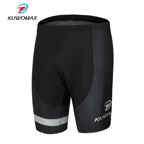 KUWOMAX-ropa interior cómoda para ciclismo Unisex, pantalones cortos acolchados 3D de Gel de esponja para bicicleta corta, color negro, gran oferta ► Foto 1/6