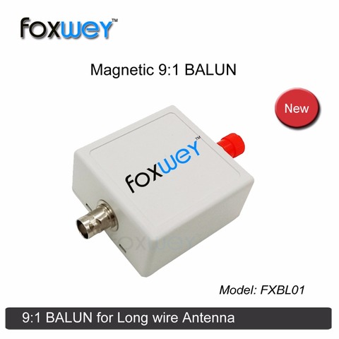 Magnético 9:1 HF BALUN para antena de bebidas Antena de cable largo RTL SDR Software receptor de radio (radio definida por software) FOXWEY ► Foto 1/6