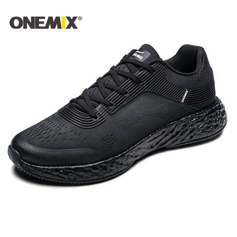 ONEMIX 2022 nuevos hombres zapatos de malla superior zapatillas de deporte al aire libre Atlético correr al aire libre para los hombres zapatos para correr hombres más tamaño 39-47 ► Foto 1/6