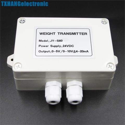 Sensor de carga, transmisor amplificador, transductor de medidor de tensión, 0-5V, 0-10V, 4-20ma ► Foto 1/4