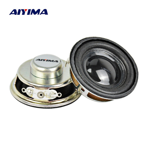 AIYIMA 2 uds 1,5 pulgadas 40MM Mini altavoces portátiles 4ohm 3W sonido estéreo de frecuencia completa pequeño altavoz Hifi ► Foto 1/6