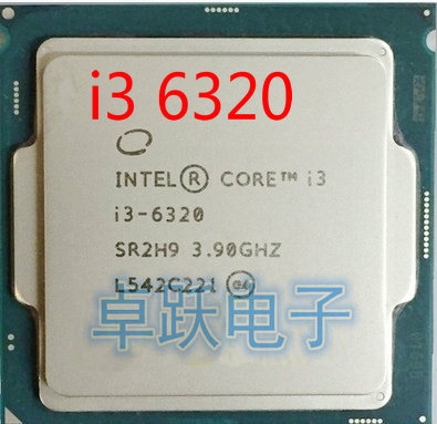 Intel Core I3 6320 procesador 3.9 GHz/4 MB cache/Dual Core/socket LGA 1151 Desktop I3-6320 CPU envío gratis ► Foto 1/1