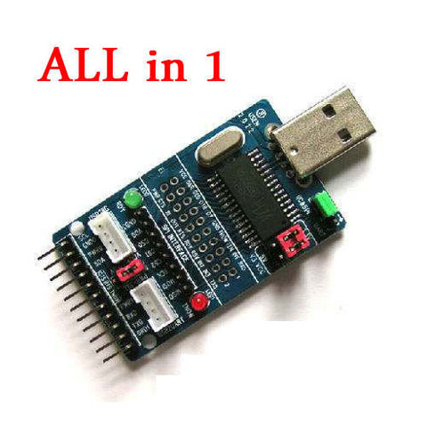 Todo en 1 multifunción USB a SPI/I2C/CII/UART/TTL/ISP Módulo adaptador a serie ► Foto 1/1