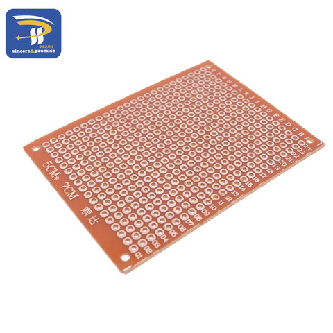 Tablero Universal de PCB para manualidades placa de circuito de placa de cobre de baquelita Experimental, prototipo de una sola cara de 2,54mm, 5x7 cm ► Foto 1/6