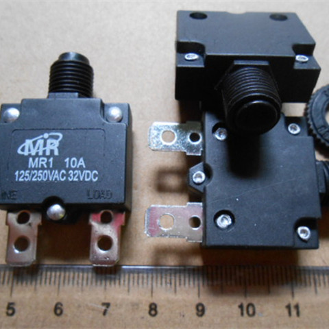 Interruptor de protección de sobrecarga de fusibles Protector de sobrecorriente MR1, ST-1, 50 Uds., 2A/3A/4A/5A/6A/7A/8A/10A/15A/20A ► Foto 1/1