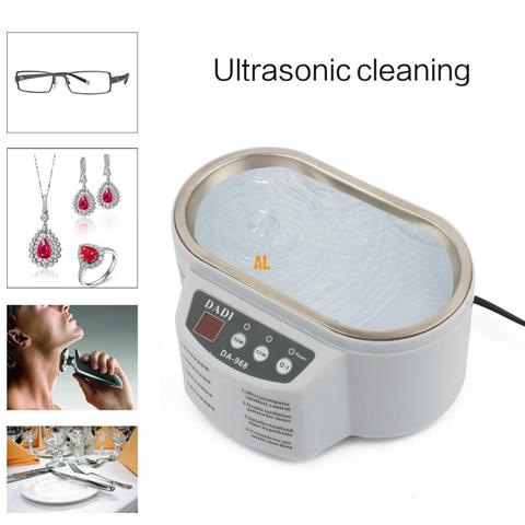 Mini limpiador ultrasónico para baño, limpiador para reloj de joyería, gafas, placa de circuito IC 30W/50W 220V o 110V ► Foto 1/6