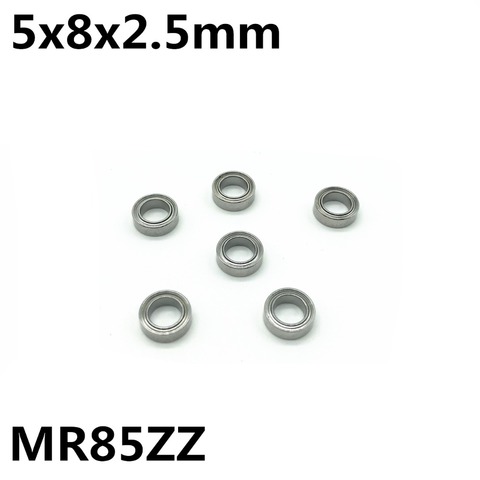 10 Uds MR85ZZ L-850ZZ 5x8x2,5mm rodamiento rígido de bolas en miniatura rodamiento de alta calidad avanzada MR85 MR85Z ► Foto 1/1