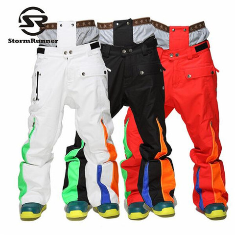 StormRunner-Pantalones deportivos para hombre, alta calidad, para nieve, esquí, pantalones coloridos, invierno, nuevo estilo, envío gratis ► Foto 1/1