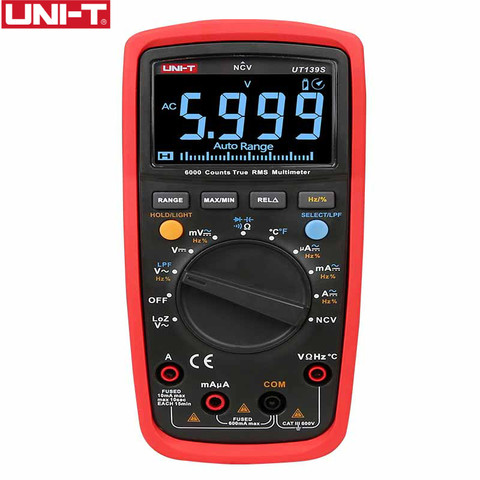 UNI-T UT139S valores eficaces auténticos multímetro Digital sonda de temperatura LPF pass LPF (filtro de paso bajo) función ► Foto 1/5