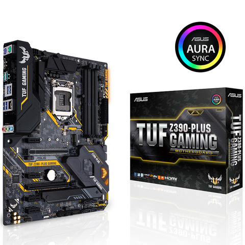 ASUS-placa base TUF Z390-PLUS Z390 LGA 1151 DDR4 ATX, nueva serie principal para videojuegos ► Foto 1/1