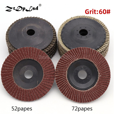 Uds 100MM agujero de 16 disco aleta MM ruedas de discos de lijado para de Metal de madera pulido fundido limpieza herramientas ► Foto 1/6