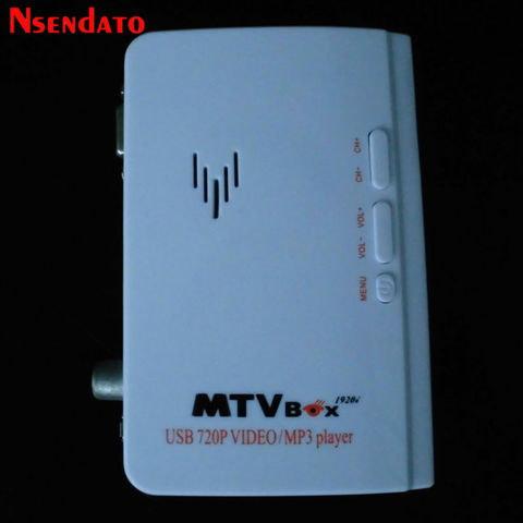 Sintonizador de TV externo VGA MTV caja para monitor LCD AV a VGA receptor sintonizador TV set top box con Control remoto soporte PAL/NTSC ► Foto 1/5