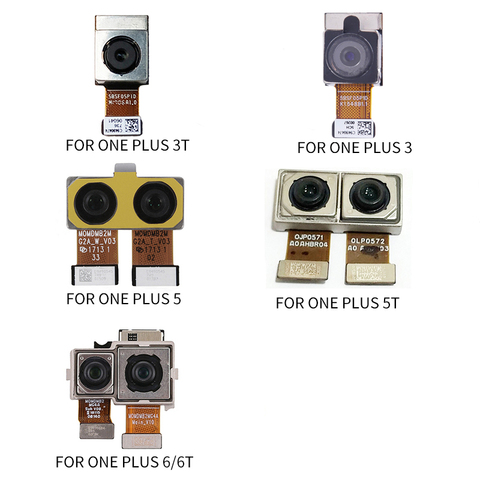 Módulo de cámara trasera para Oneplus 3, 3T, 5, 5T, 6, 6T, Cable flexible, piezas de repuesto ► Foto 1/6