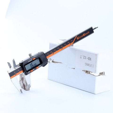 Calibrador Vernier Digital electrónico herramienta de regla de medición de Micrómetro de fracción, calibrador de regla de acero inoxidable de palanca F de 6 