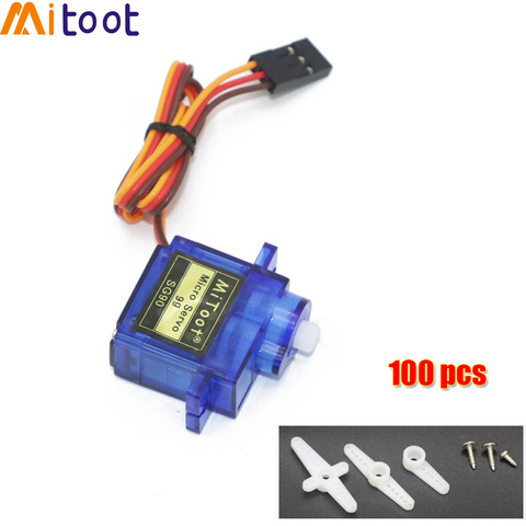 5/10/20/50/100 unidades/lote SG90 9G Micro Motor Servo para Robot 6CH RC helicóptero controles de avión para Arduino al por mayor ► Foto 1/6