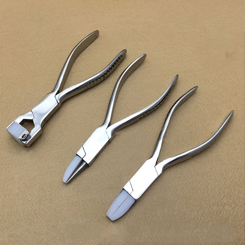Alicates de mandíbula plana de nailon para herramientas de joyería DIY profesionales de acero inoxidable para prevenir lesiones ► Foto 1/6
