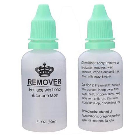 Removedor de pegamento de doble cara, cinta adhesiva para quitar pelucas frontales de encaje, herramienta de extensión de cabello, 30ML, 1/2 botellas ► Foto 1/1