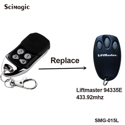 Liftmaster-mando a distancia para puerta eléctrica, accesorio de repuesto para puerta de garaje, 94335E, 433,92 mhz ► Foto 1/6