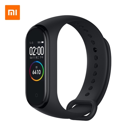 Xiaomi-pulsera inteligente Mi Band 4, reloj con Pantalla AMOLED a Color de 0,95 pulgadas, resistente al agua hasta 5atm, Bluetooth 5,0, Sensor de ritmo cardíaco ► Foto 1/1