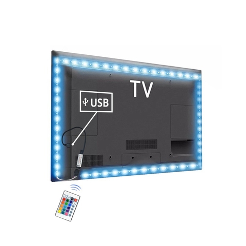 Tira de luz LED de 5V CC alimentada por USB 2835 RGB/Blanco/blanco cálido cinta impermeable LED Lámpara 1M 2M 3M 4M 5M TV iluminación de fondo ► Foto 1/6