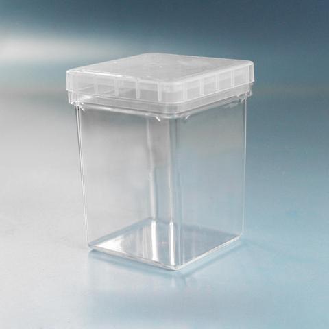 Caja de botella de cultivo de tejido cuadrado PP, resistente a altas temperaturas, 70x70x100mm ► Foto 1/1