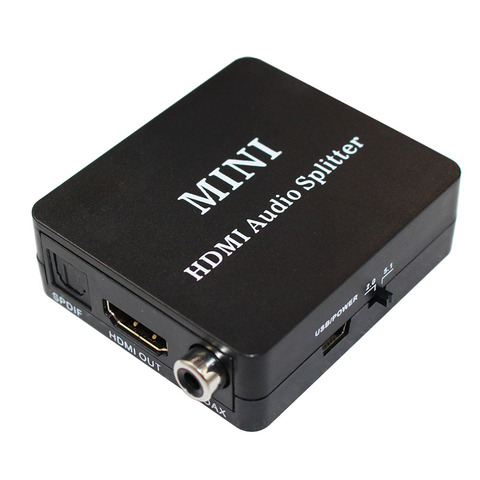 HDMI a HDMI SPDIF,COAXIAL, auricular, 2CH/5.1CH, convertidor Extractor de Audio divisor de Audio con cable usb ► Foto 1/6
