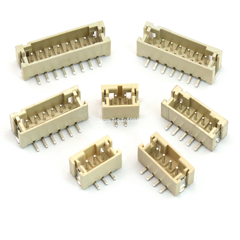 20 unids/lote PH separación de 2,0mm conector, 2 P/3 P/4 P/5 P/6 P/7 P/8 P Vertical SMD conector hembra de 2,0mm conector de parche ► Foto 1/1