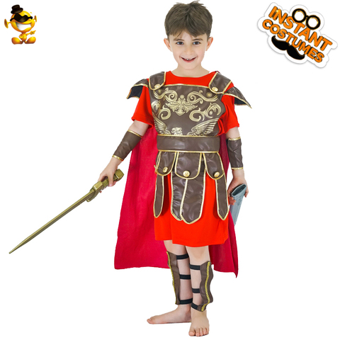 DSPLAY-Disfraz de Guerrero romano para niños, ropa antigua, traje Original de nuevo estilo, para fiesta de Halloween ► Foto 1/1