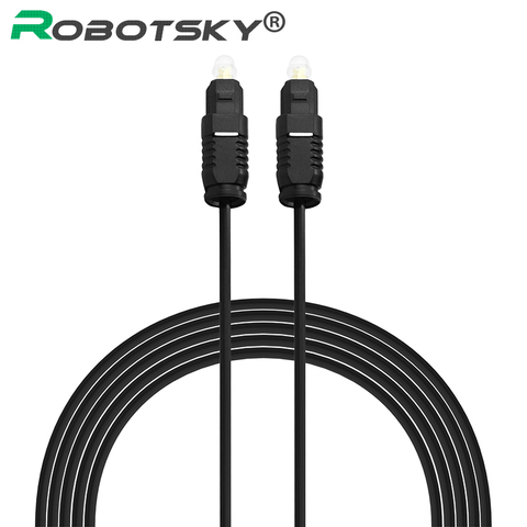 Digital Cable de sonido óptico adaptador Toslink oro Plated1m 1,5 m 2m 3m 5m 10m 15m 20m 25m 30m Cable SPDIF para Blueray PS3 XBOX DVD ► Foto 1/6