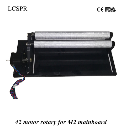 Eje giratorio/Cilindro de Rotary herramientas de grabado botella de vino o taza para 42 motor LIHUIYU M2 placa base de la máquina de grabado láser ► Foto 1/6