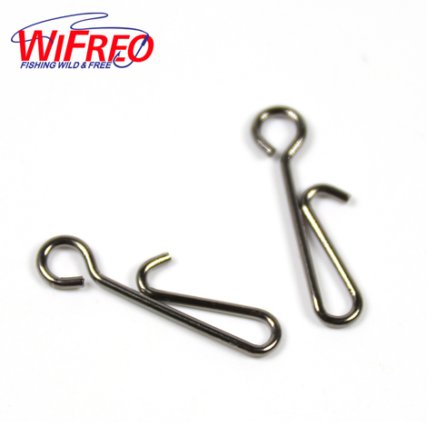 Wifreo 50 unids/bolsa de pescar de acero inoxidable Snap frente herramientas conector pesca accesorios 0 #1 #2 #3 #4 #5 # ► Foto 1/4