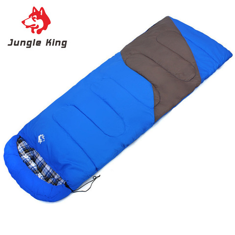 Jungle King-saco de dormir de algodón para acampar al aire libre, suministros para adultos, sobres, bolsas cruzadas, novedad de 2017 ► Foto 1/5