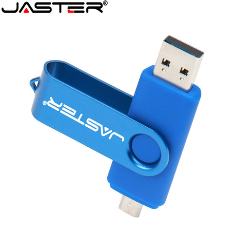 JASTER-unidad Flash USB OTG de alta velocidad, memoria Usb 2 en 1 de 64gb, 32gb, 16gb, para teléfono inteligente Android ► Foto 1/6