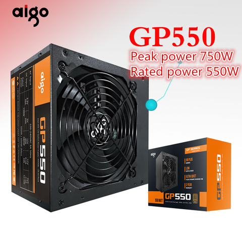 GO-fuente de alimentación de escritorio GP550 Active Power 80PLUS, 550W, potencia máxima de 800W.com, puter ► Foto 1/6