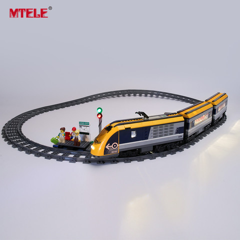 MTELE marca Kit de iluminación LED para 60197 Series de la ciudad tren de pasajeros (modelo no incluido) ► Foto 1/6