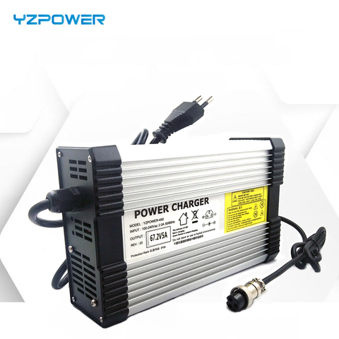 YZPOWER100.8V 5A cargador de batería de litio de 88,8 V de litio batería eléctrica para moto bicicletas con ventilador XLR macho ► Foto 1/5