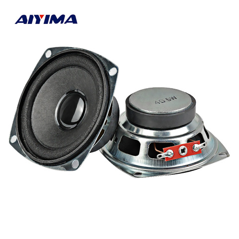 AIYIMA 2 uds 3 pulgadas 77mm Audio portátil Gama Completa altavoces 4Ohm 5W DIY para bluetototh Multimedia altavoz sistema de sonido de cine en casa ► Foto 1/6