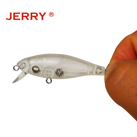 Jerry-Cebo duro sin pintar, señuelo de pesca, cuerpo, 5cm, 4cm ► Foto 1/5