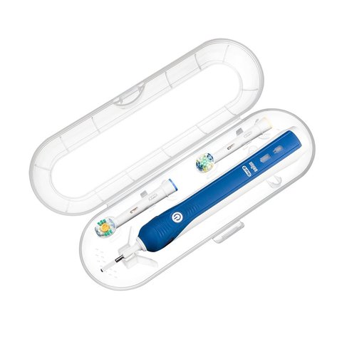Caja de cepillo de dientes eléctrico de viaje portátil, caja de plástico adecuada para almacenamiento Oral B, marco de protección para cepillo de dientes ► Foto 1/6