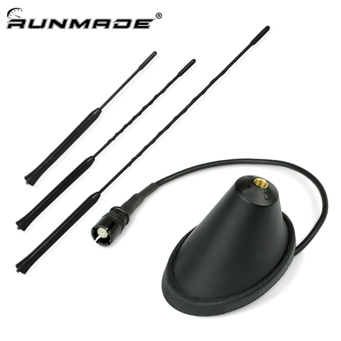 Runmade-antena de Radio FM para coche, amplificador aéreo de 9 