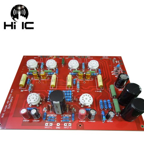¡Novedad! Amplificador de tubo de vacío EL84 HiFi estéreo de alta gama, Kit DIY de PCB con soporte para notas y Audio ► Foto 1/6
