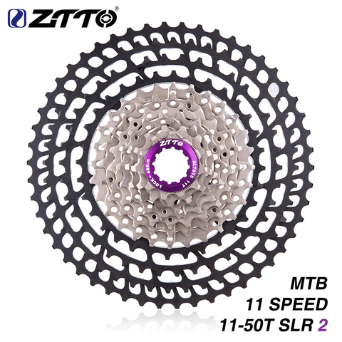 ZTTO 11 s 11-50 T SLR 2 nuevo casete Uprade MTB 11 velocidad gran relación ultraligero 360g piezas de bicicleta de montaña de rueda libre CNC ► Foto 1/6