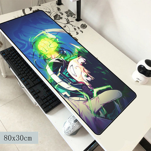 Alfombrilla de ratón my hero academia, 800x300x2mm, alfombrilla de ratón de ordenador, accesorios de juegos, alfombra para ratón teclado para jugador ► Foto 1/5