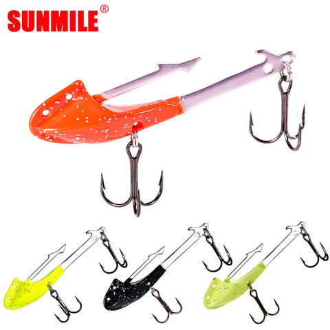 SUNMILE Jig Head con VMC gancho de púas, 14g 25g Jig anzuelos para cebo suave señuelo para agua dulce anzuelo con cabeza plomada plomo ► Foto 1/6