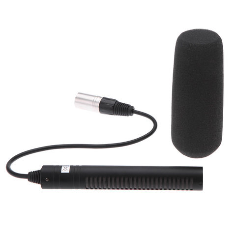 Andoer-micrófono condensador estéreo para grabación de vídeo, micrófono unidireccional para videocámara Sony Panosonic, interfaz XLR ► Foto 1/6
