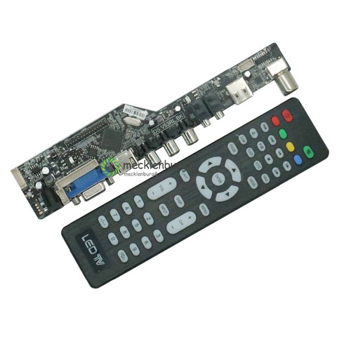 Universal placa controladora LCD resolución TV placa base VGA/HDMI/AV/TV/USB interfaz HDMI Placa de controlador ► Foto 1/5